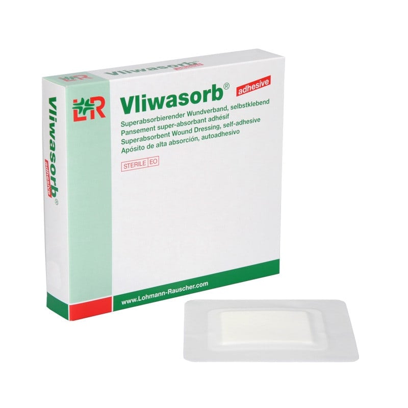 Vliwasorb adhesive Superabsorber - elastischer Wundverband für starke Exsudation - Med-Praxisbedarf