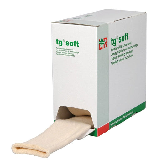 tg soft Polsterschlauchverband - 10 Meter Rolle, weicher Unterzugverband für Gips - Med-Praxisbedarf