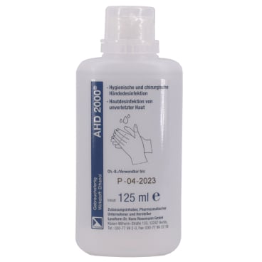 Hautdesinfektion AHD 2000 Flasche - 500ml Präparat für medizinische Einrichtungen - Med-Praxisbedarf