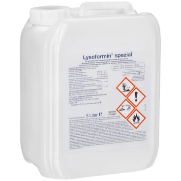 Lysoform Lysoformin spezial Desinfektionsmittel - vielseitiges Mittel für professionelle Flächendesinfektion - Med-Praxisb...