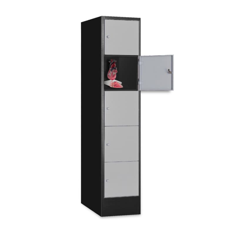 Schließfachschrank von MAUSER - 30x50x195 cm für sichere Aufbewahrung in medizinischen Einrichtungen - Med-Praxisbedarf
