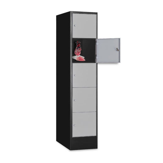 Schließfachschrank von MAUSER - 30x50x195 cm für sichere Aufbewahrung in medizinischen Einrichtungen - Med-Praxisbedarf