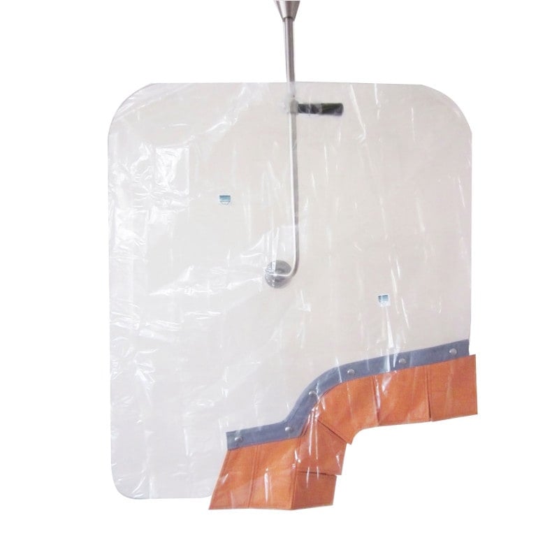 MAVIG Einwegabdeckung 90x120 cm - Für Strahlenschutzscheiben, transparente Abdeckfolie - Med-Praxisbedarf