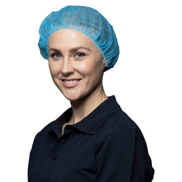 Kopfbedeckung Baretthaube 52 cm - NITRAS Qualität, Einweg für Hygiene - Med-Praxisbedarf