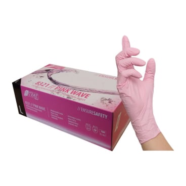 Nitrilhandschuhe NITRAS PINK WAVE rosa - für medizinische Einrichtungen, Einmalhandschuhe - Med-Praxisbedarf