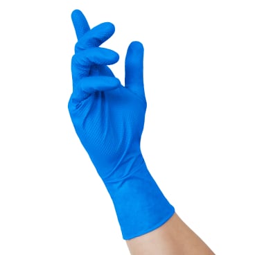 TOUGH GRIP N 300 Einmalhandschuhe in der Packung - 30 cm lange Nitrilhandschuhe für Klinik und Praxis - Med-Praxisbedarf