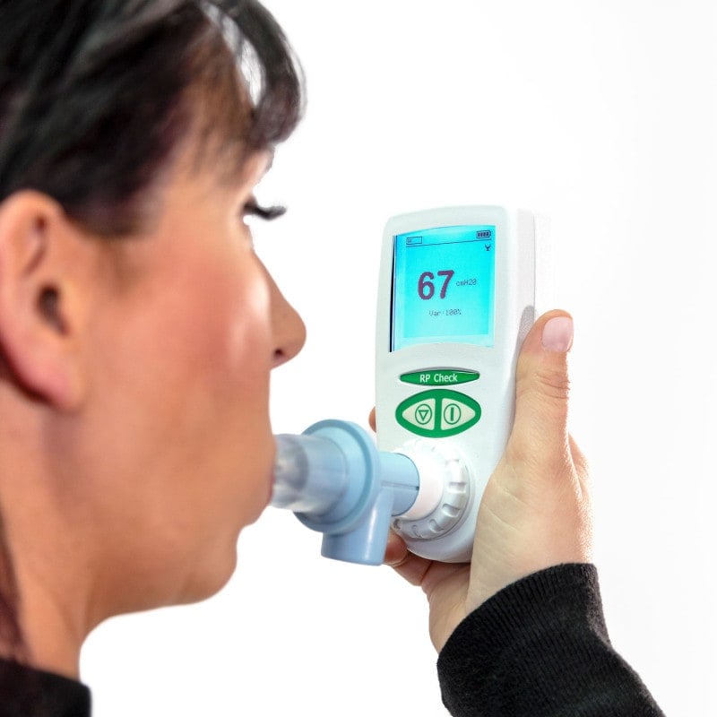 Bedienung des RP Check Atemdruckmessgeräts - für die Praxis, präzise Diagnostik - Med-Praxisbedarf