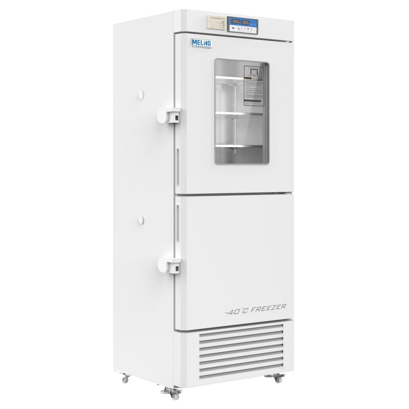 Kühl-Gefrierkombination YCD-FL289 mit zwei Temperaturzonen - Kühlschrank 2-8°C, Gefrierfach für Laborproben - Med-Praxisbe...