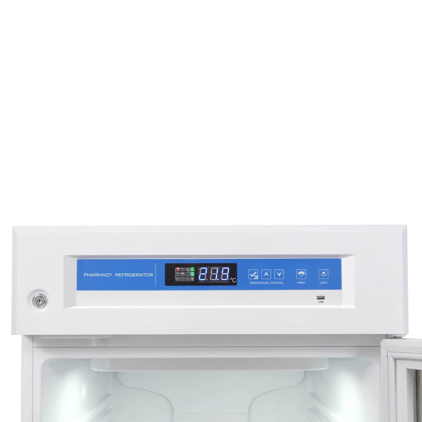 Medikamenten-Kühlschrank YC-315L Innenbeleuchtung - Übersichtliche Lagerung von Medikamenten und Impfstoffen - Med-Praxisb...