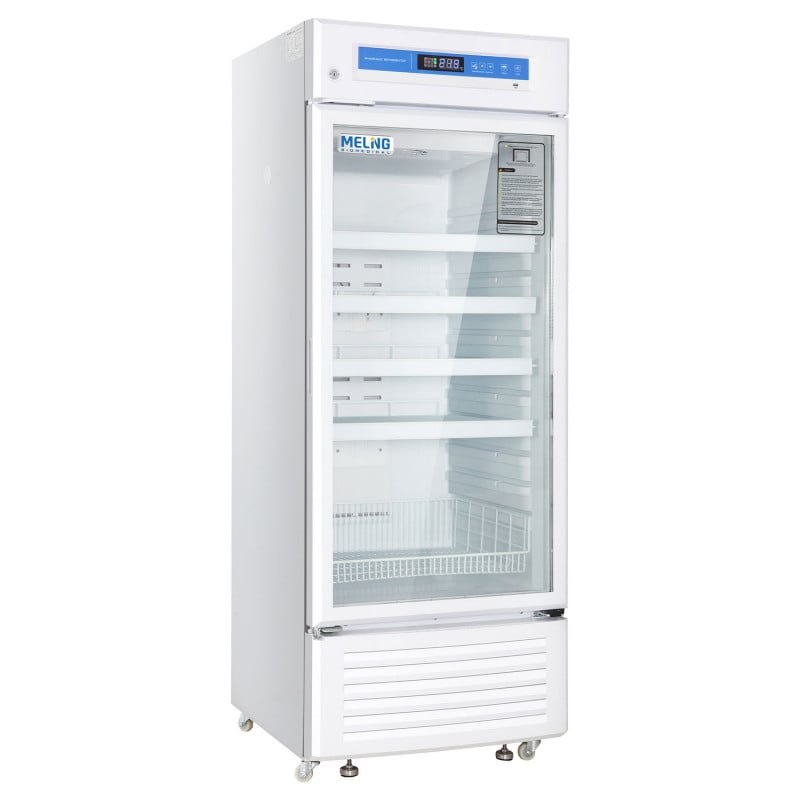Medikamenten-Kühlschrank YC-315L Frontansicht - 315 Liter Fassungsvermögen, weißes Gehäuse, für Apotheken und Labore - Med...