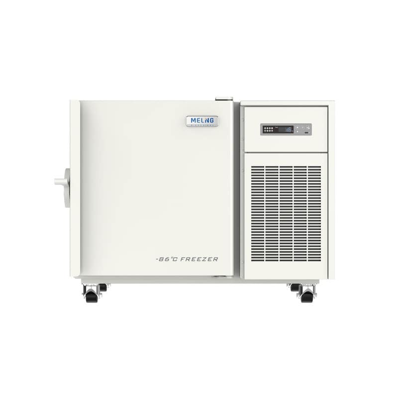 ULT-Gefrierschrank DW-HL100 -86°C von MELING - Frontansicht des Labor-Gefrierschranks mit digitalem Display - Med-Praxisbe...
