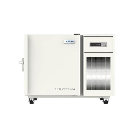 ULT-Gefrierschrank DW-HL100 -86°C von MELING - Frontansicht des Labor-Gefrierschranks mit digitalem Display - Med-Praxisbe...