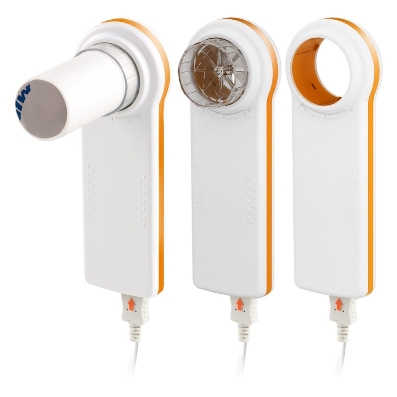 MiniSpir New Spirometer zur Atemwegsanalyse - kostengünstiges Screening-Gerät für die Praxis - Med-Praxisbedarf