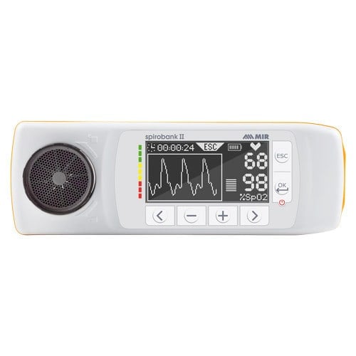 New Spirobank II mobiles Spirometer - Ampelanzeige, 10.000 Tests Speicher - Med-Praxisbedarf