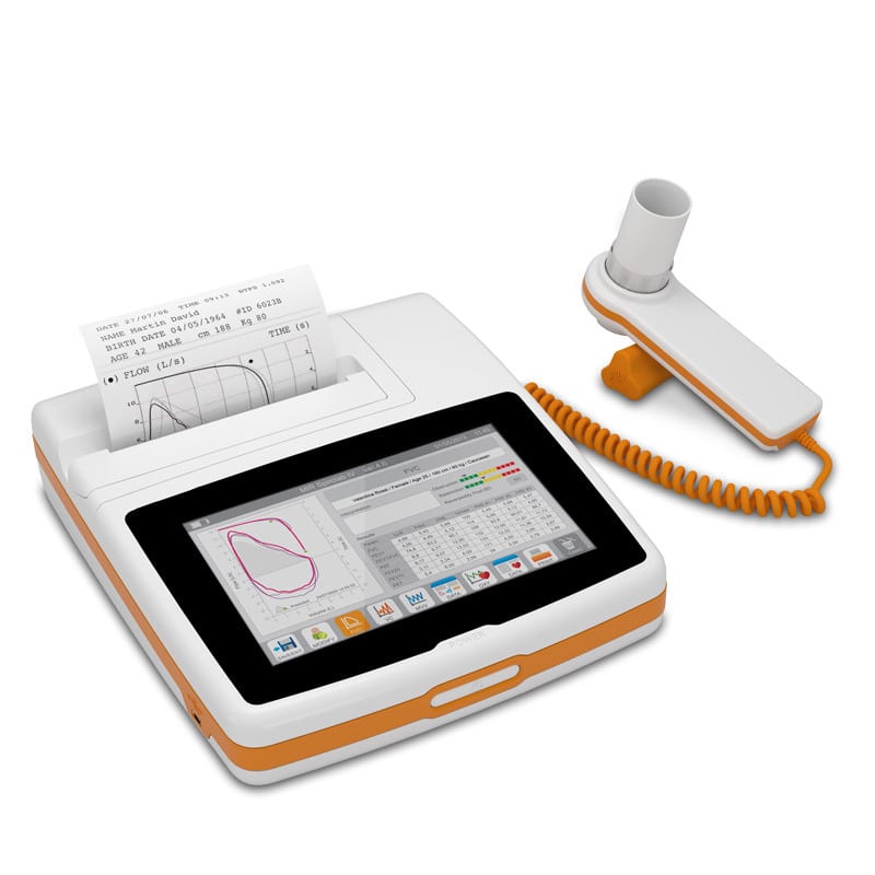 New Spirolab Desktop-Spirometer - Lungenfunktionsdiagnostik Stand-Alone Gerät - Med-Praxisbedarf