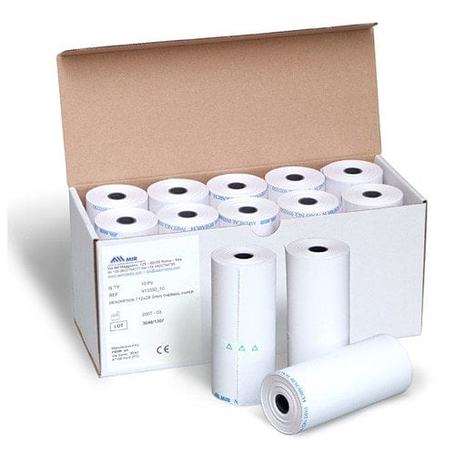 Thermodruckerpapier Spirolab, 10 Rollen - kompatibel mit MIR Spirolab Geräten - Med-Praxisbedarf