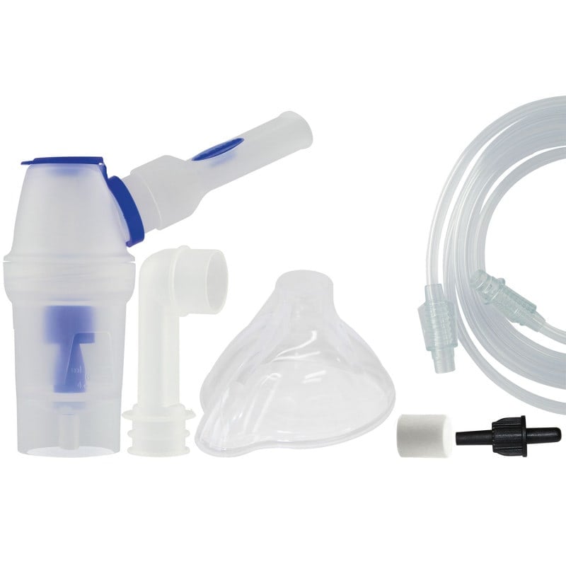 MicroDrop AV-Set Universal - Inhalationsset für Kinder von 1 bis 3 Jahren, komplettes Set - Med-Praxisbedarf
