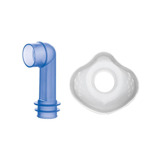 MicroDrop Baby-Set - Inhalationsmaske für Säuglinge, weiche Silikonmaske für zarte Haut - Med-Praxisbedarf