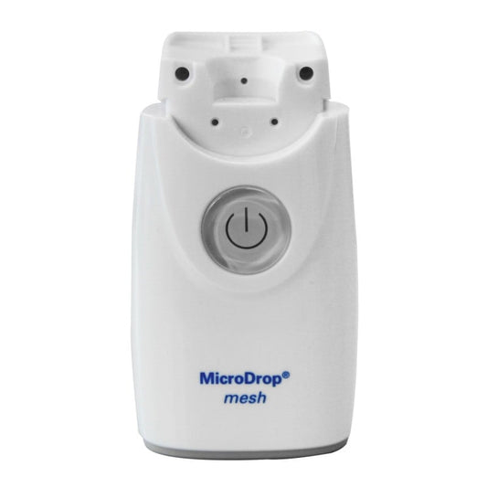 MicroDrop® mesh Basisgerät für Aerosoltherapie - kompatibel mit Zubehör für Kinder und Erwachsene - Med-Praxisbedarf