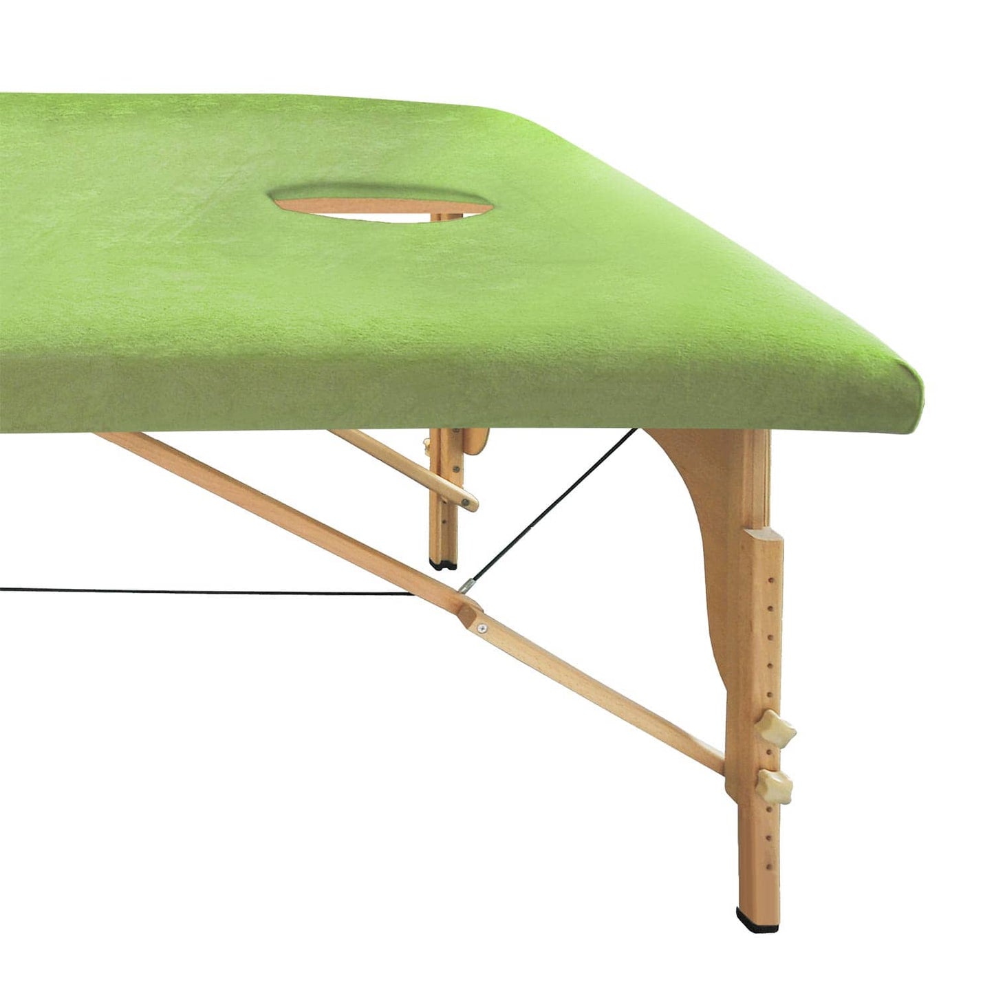 Massageliegenbezug Premium in Natur - atmungsaktives Material für therapeutische Anwendungen - Med-Praxisbedarf