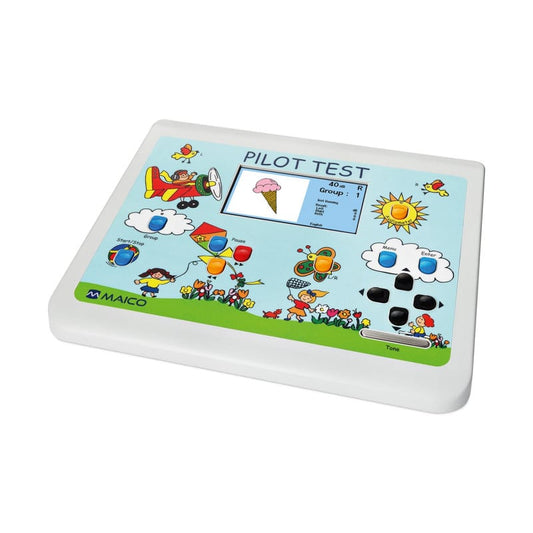 Piloten-Hörtest Audiometer - für Kinder ab 3 Jahren zur Hörüberprüfung - Med-Praxisbedarf