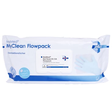 Desinfektionstücher Flowpack MyClean DS OA - wiederverschließbare Verpackung für medizinische Einrichtungen - Med-Praxisbe...