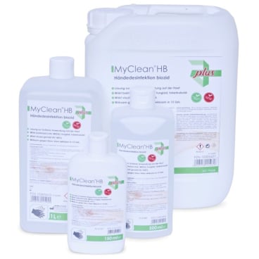 Desinfektionsmittel MyClean HB - viruzid, bakterizid, gebrauchsfertig - Med-Praxisbedarf