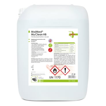 MyClean HB Desinfektion - Flasche mit Spender, klinische Händedesinfektion - Med-Praxisbedarf