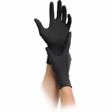 Nitril Black Einmalhandschuhe - schwarz, für Arztpraxis und Klinik - Med-Praxisbedarf
