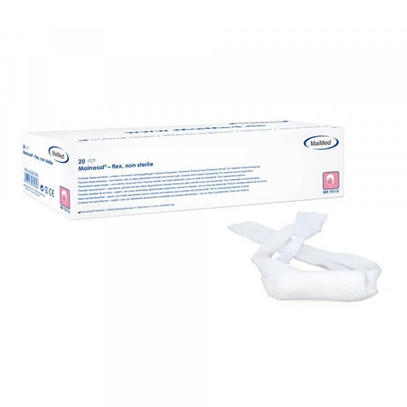 Mainasal flex Nasenverband postoperativ - gebrauchsfertig, zur Sekretaufnahme - Med-Praxisbedarf