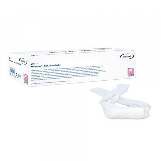 Mainasal flex Nasenverband postoperativ - gebrauchsfertig, zur Sekretaufnahme - Med-Praxisbedarf