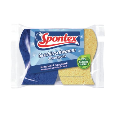 Spontex Geschirrschwamm für medizinische Einrichtungen - kratzfrei, vielseitig - Med-Praxisbedarf