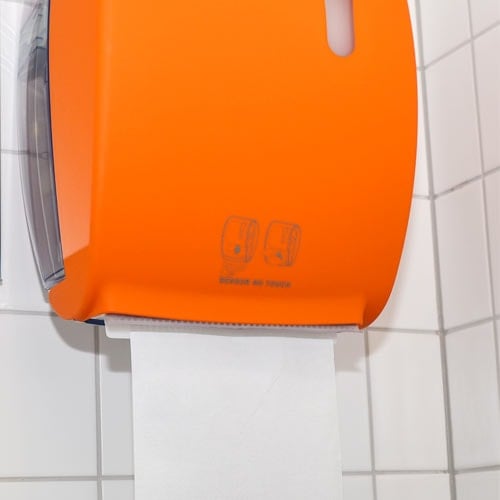 Berührungsloser Handtuchspender von Mar Plast - hygienisch für Pflegeeinrichtungen - Med-Praxisbedarf