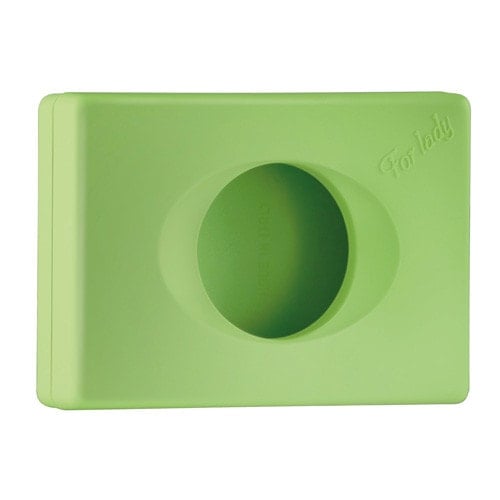 Spender für Folien-Hygienebeutel weiß - Maße 9,5 x 3,2 x 13,5 cm von Mar Plast - Med-Praxisbedarf