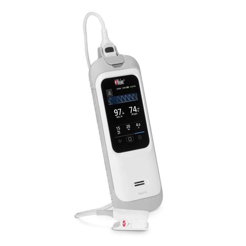 Masimo Rad-G Pulsoximeter Handgerät - tragbares Gerät zur schnellen Pulsoximetrie und Patientenbeurteilung - Med-Praxisbedarf