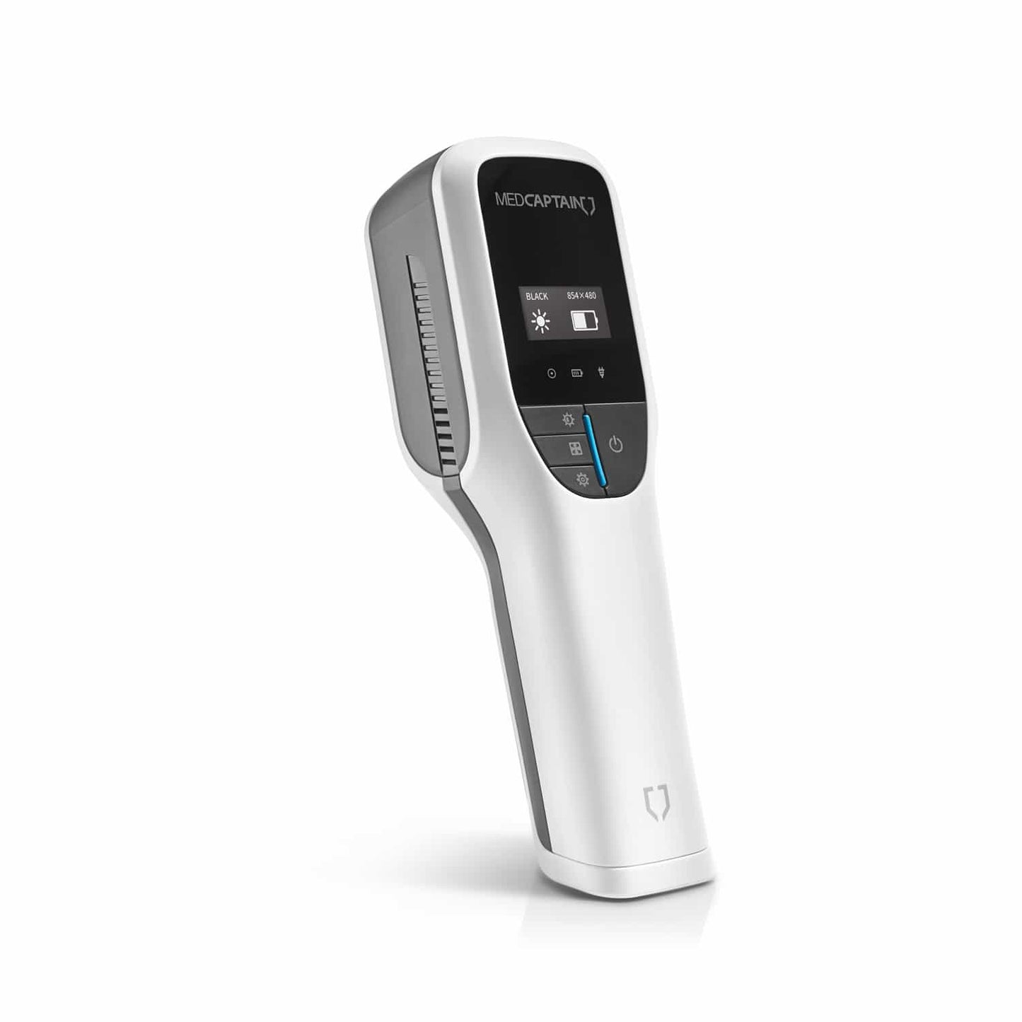 VeinNavi NAVI-60 in klinischer Umgebung - Venenfinder bei der Anwendung am Patientenarm - Med-Praxisbedarf