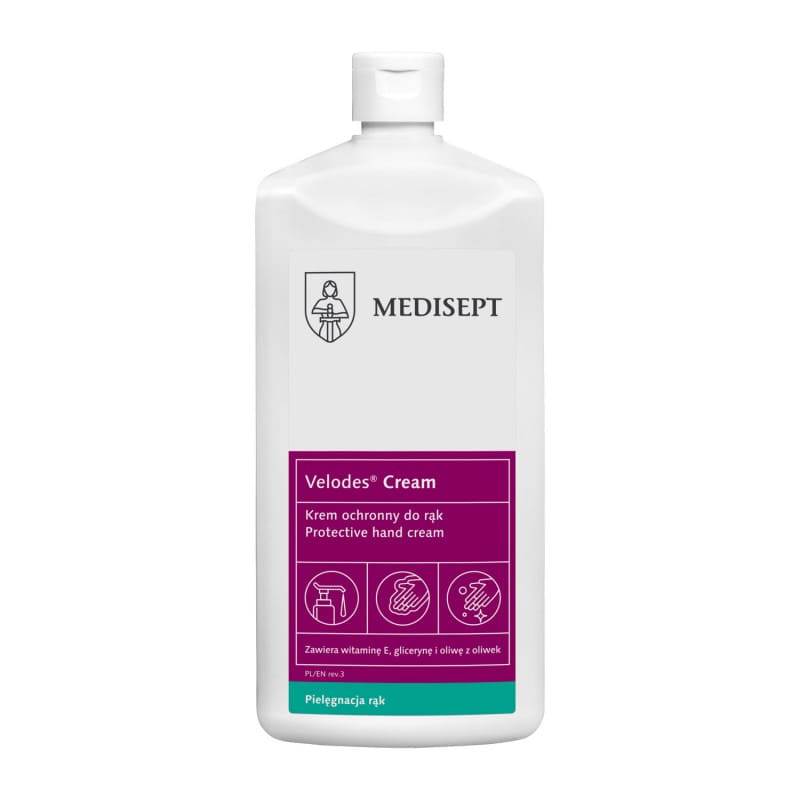 Velodes Cream Handcreme Tube - intensive Pflege für beanspruchte Haut, von Medisept - Med-Praxisbedarf