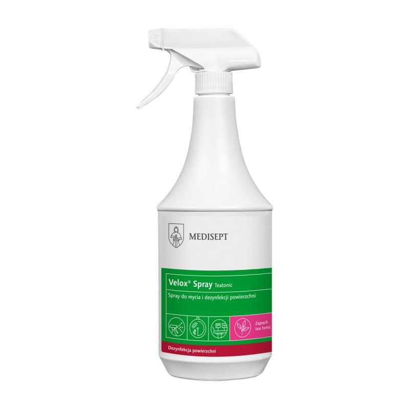 Velox Spray Desinfektion - zur Reinigung kleiner Oberflächen mit geringer Einwirkzeit - Med-Praxisbedarf