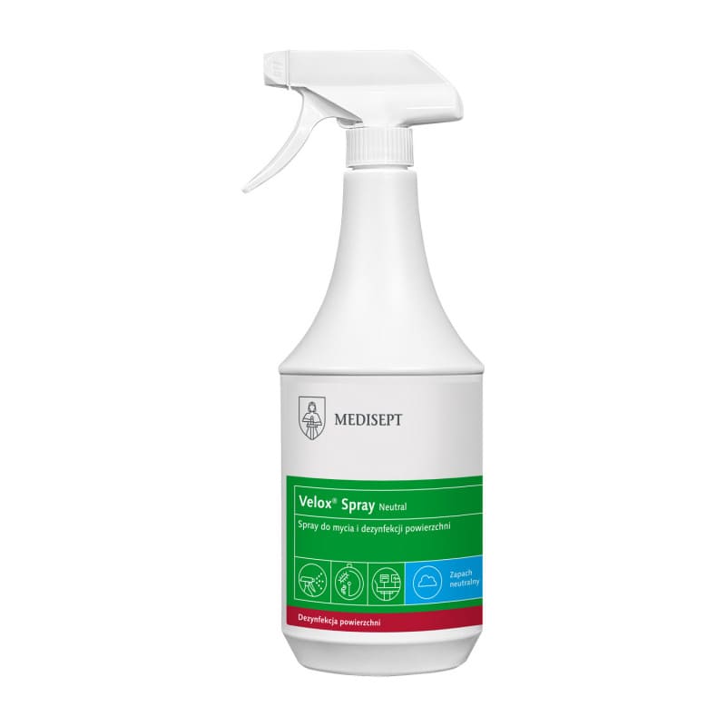 Velox Spray Desinfektionsspray - für kleine Oberflächen, geringe Einwirkzeit, von Medisept - Med-Praxisbedarf
