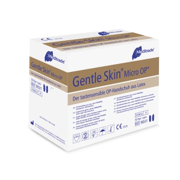 Latex OP-Handschuhe Gentle Skin® Micro OP® - steril für Chirurgie, fein - Med-Praxisbedarf