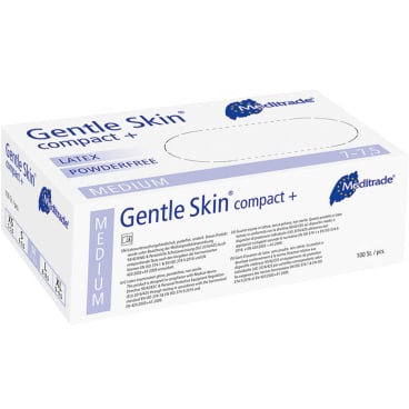 Latex Untersuchungshandschuh Gentle Skin compact - Einmalhandschuh für Praxis und Klinik - Med-Praxisbedarf