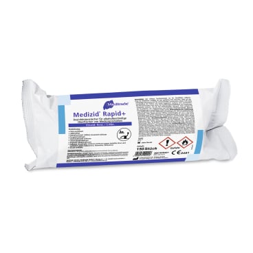 Desinfektionstücher Medizid® Rapid+ - für alkoholbeständige Oberflächen, gebrauchsfertig - Med-Praxisbedarf