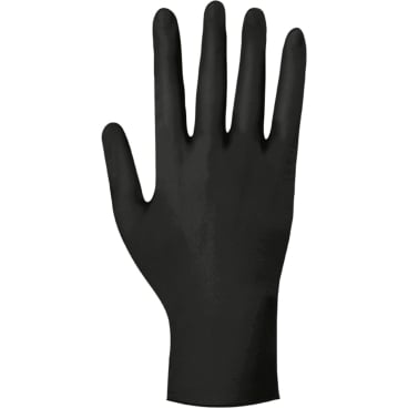 Nitril black Untersuchungshandschuhe - schwarz, latexfrei, für Praxis und Pflege - Med-Praxisbedarf