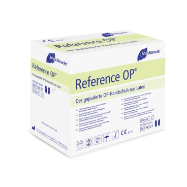 Sterile OP-Handschuhe Meditrade Reference - Latex-Einmalhandschuhe für chirurgische Eingriffe - Med-Praxisbedarf