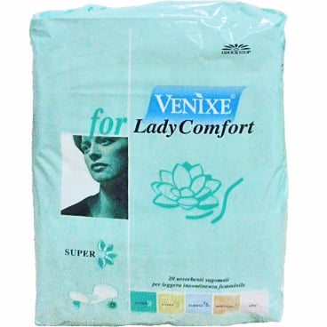 Venixe Lady Comfort Inkontinenzeinlagen SUPER - für leichte Inkontinenz, diskreter Schutz - Med-Praxisbedarf