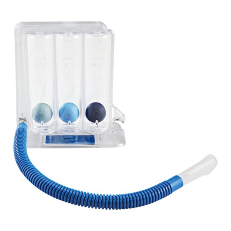 Hudson RCI TriFlo Spirometer als Atemtrainer - unterstützt die Lungenfunktion von Patienten - Med-Praxisbedarf