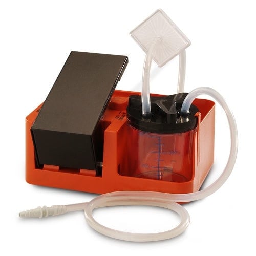 Meduvac Manuelle Absaugpumpe - mobile Handpumpe für Notfälle, 22x16x8 cm - Med-Praxisbedarf