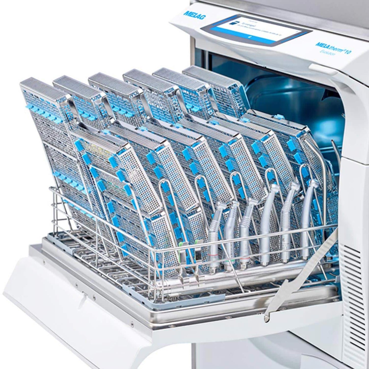 MELAtherm 10 Evolution DTA geöffnet - Innenraum und Instrumententräger - Med-Praxisbedarf