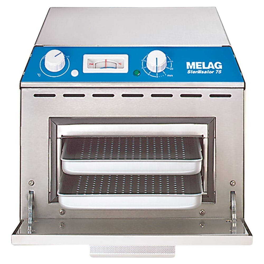 Melag Sterilisator 75 Autoklav - effizientes Ventilationssystem, Heißluftsterilisation - Med-Praxisbedarf