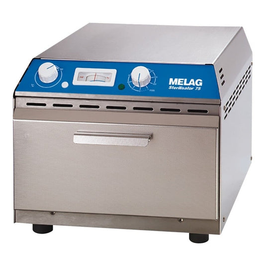 Melag Sterilisator 75 Heißluftsterilisator - mit Ventilator für gleichmäßigen Wärmeausgleich - Med-Praxisbedarf